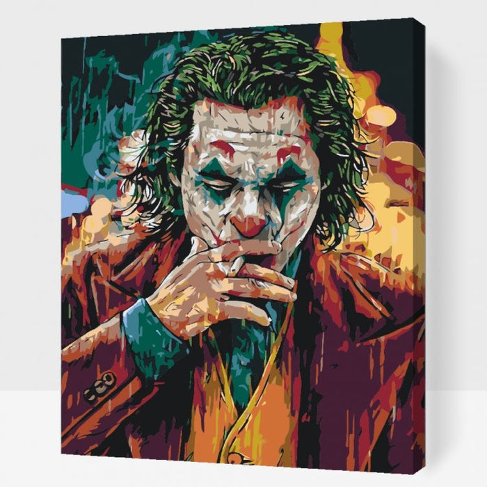 Paint by Numbers med Jokeren fra Batman - Skab dit eget kunstværk