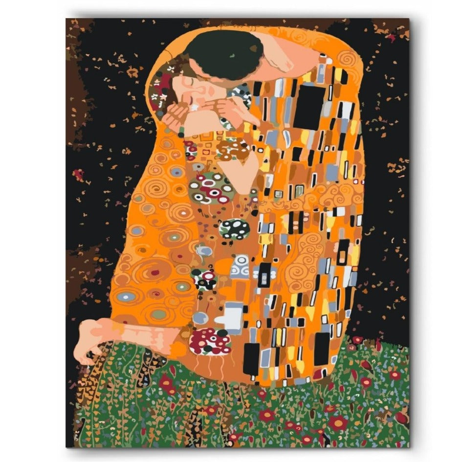Mal Efter Tal for voksne - The Kiss Gustav Klimt