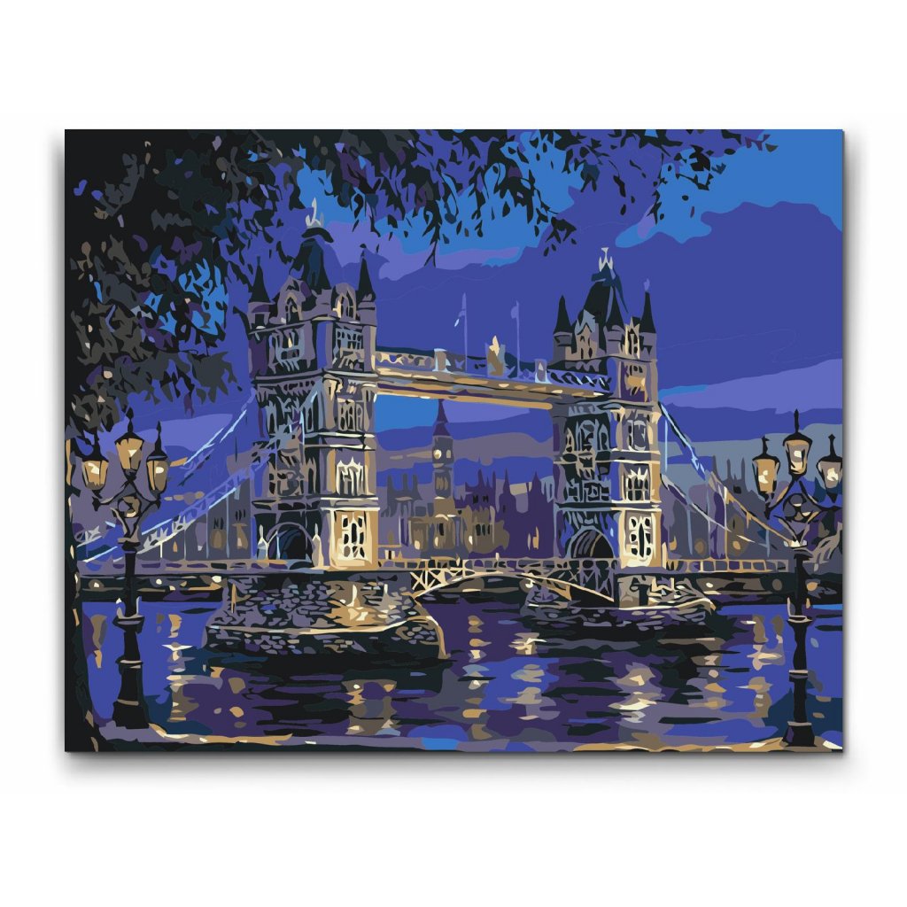 Uforglemmelig aften ved Tower Bridge i London - mal efter tal for voksne