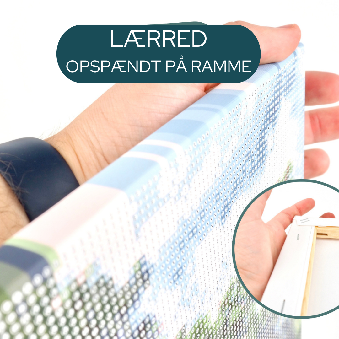 Diamond painting indrammet professionelt