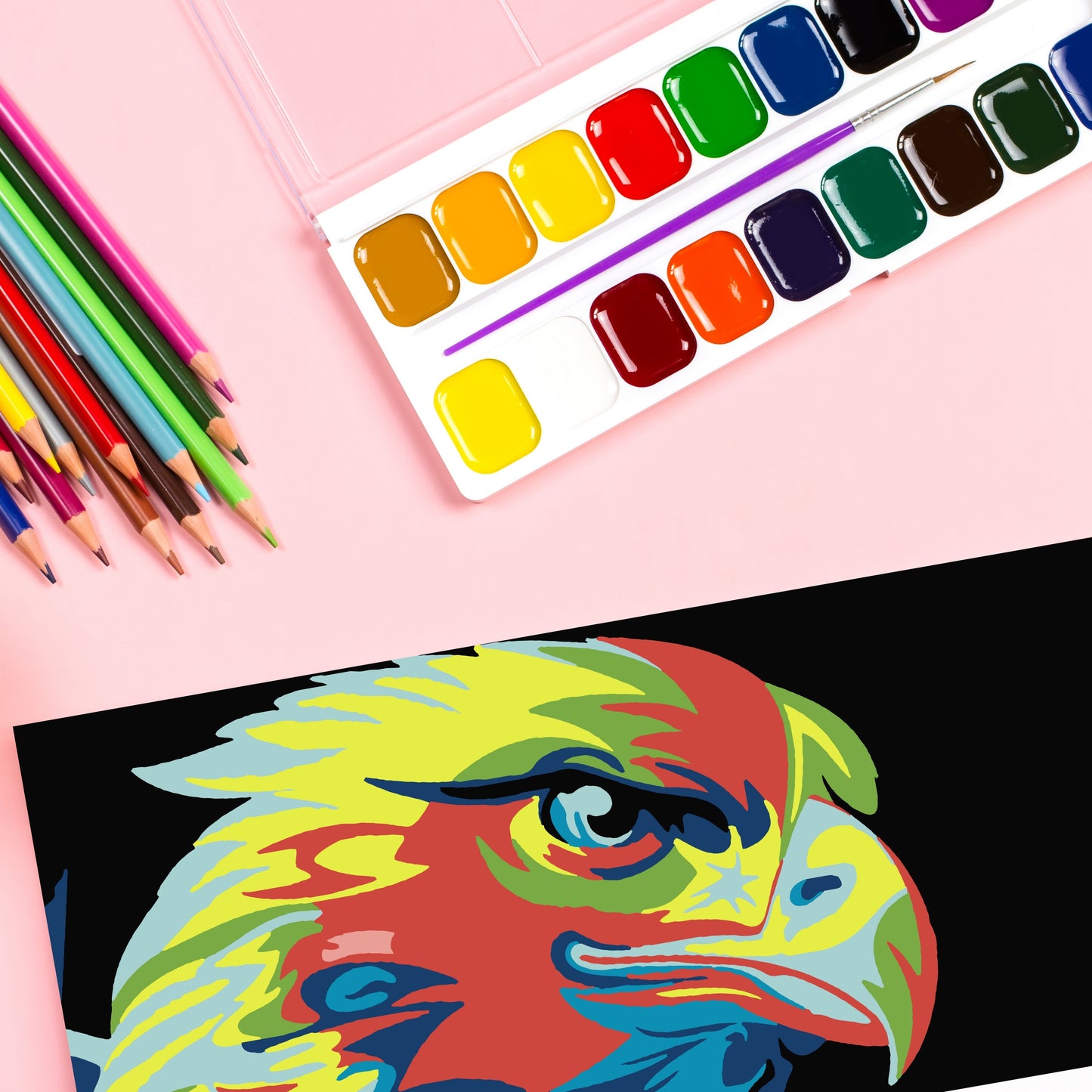 Gratis Mal Efter Tal - FREE PAINT BY NUMBERS