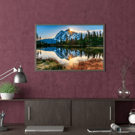 MOUNTAIN REFLECTION - mal dit get maleri