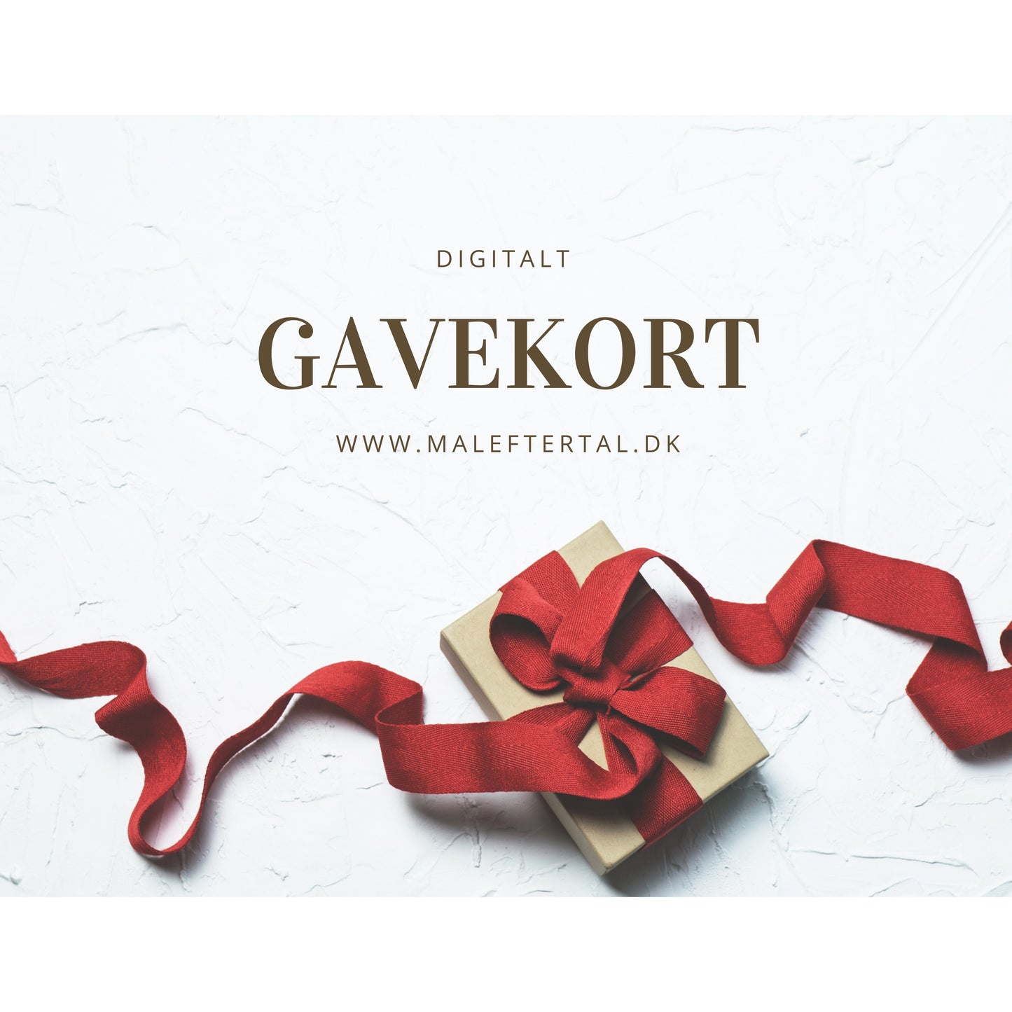 MalEfterTal GAVEKORT - MalEfterTal.dk