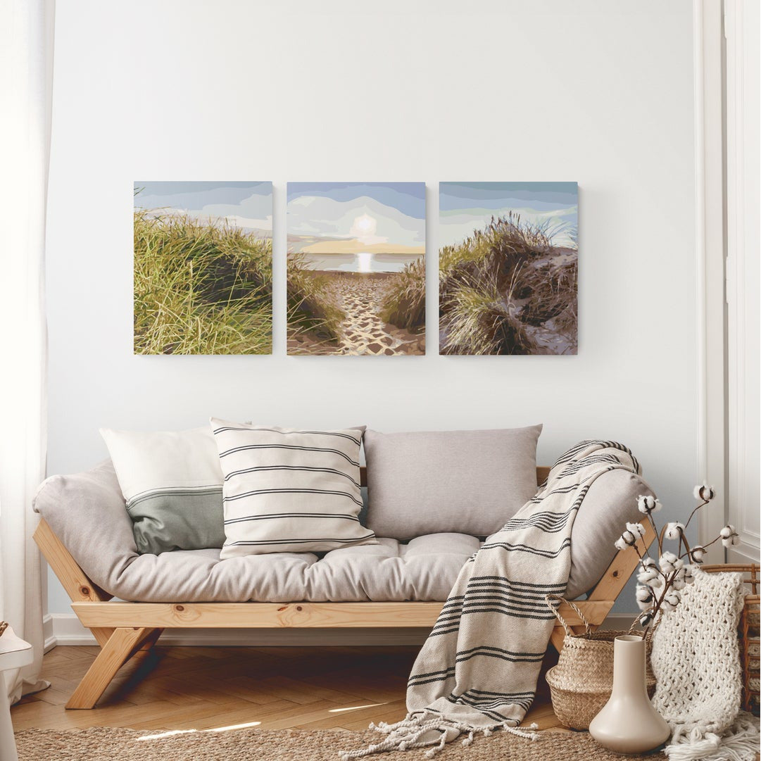 STRANDEN - 3 i 1 paint by numbers