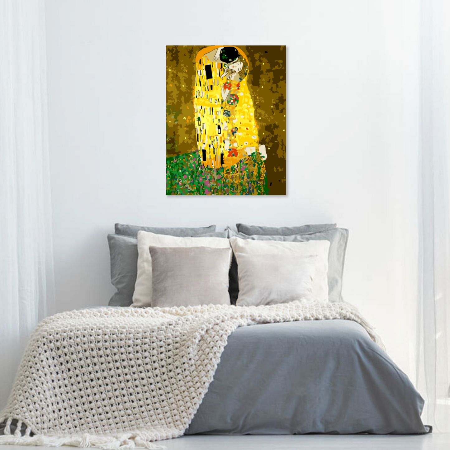 THE KISS - Gustav Klimt - MalEfterTal.dk