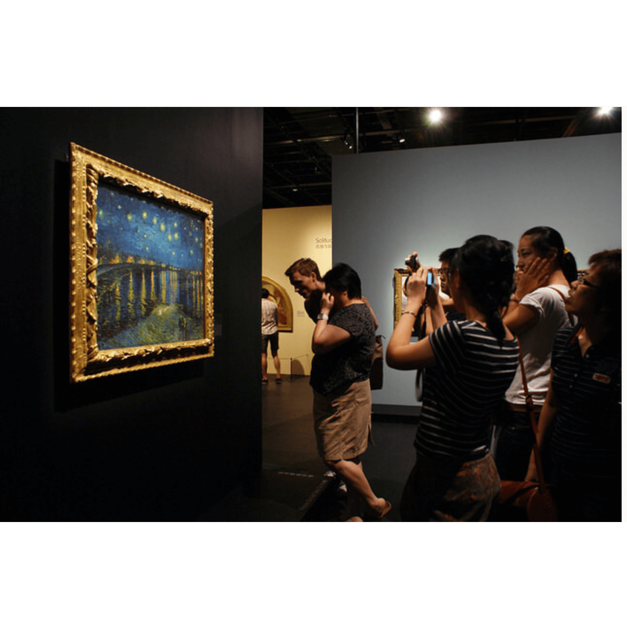 Mal efter tal - STJERNENAT OVER RHONE -Vincent van Gogh