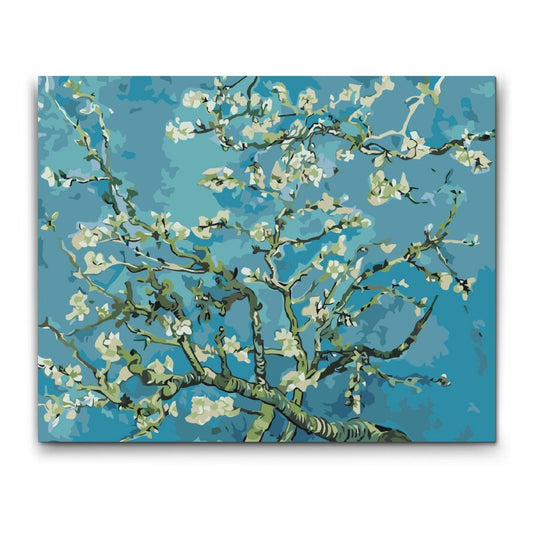 Almond Blossom -Vincent van Gogh - Paint by Numbers med gratis og hurtig levering