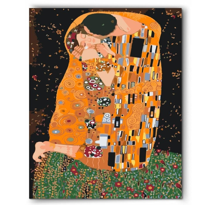 Mal Efter Tal for voksne - The Kiss Gustav Klimt 
