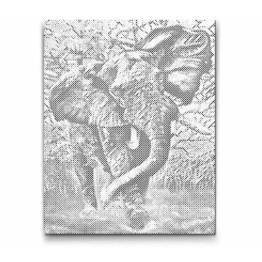 Elephant power - Prik Kunst - Tegn med Prikker -Ny afslappende hobby
