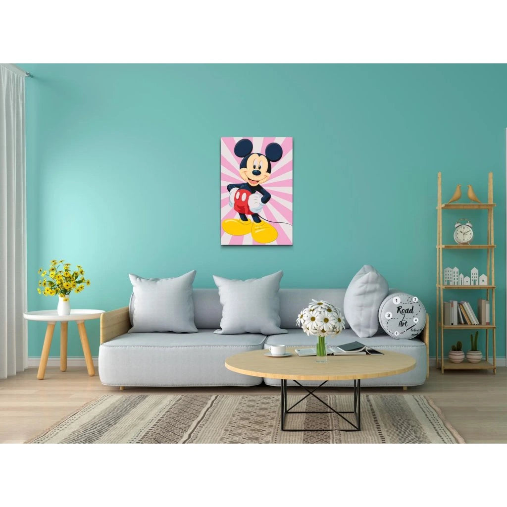 Mal Efter Tal Mickey Mouse | Sjovt Disney Motiv til Hele Familien
