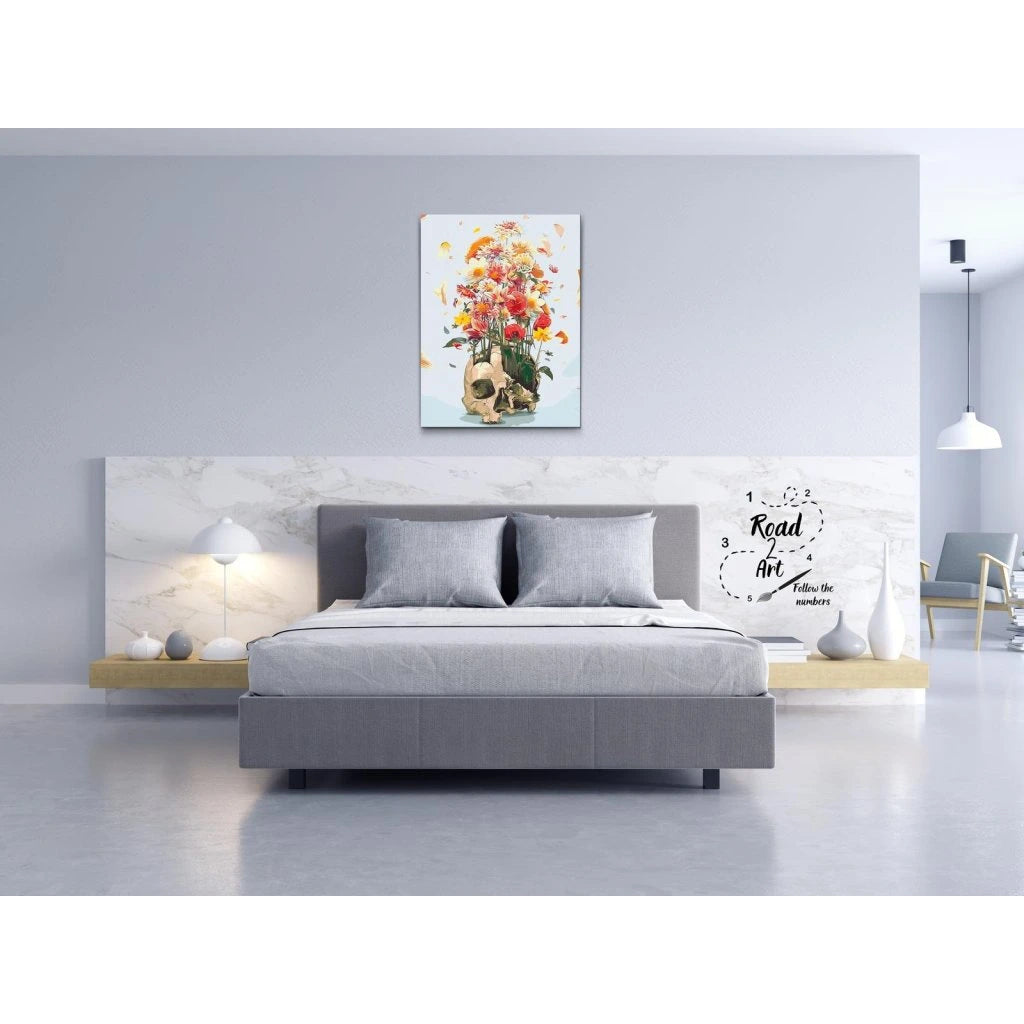 Mal Efter Tal Blomster fra Mørket | Kunstnerisk Halloween Motiv