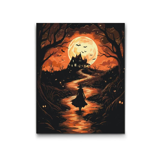 VEJEN TIL MÅNEHUSET – HALLOWEEN MAL EFTER TAL