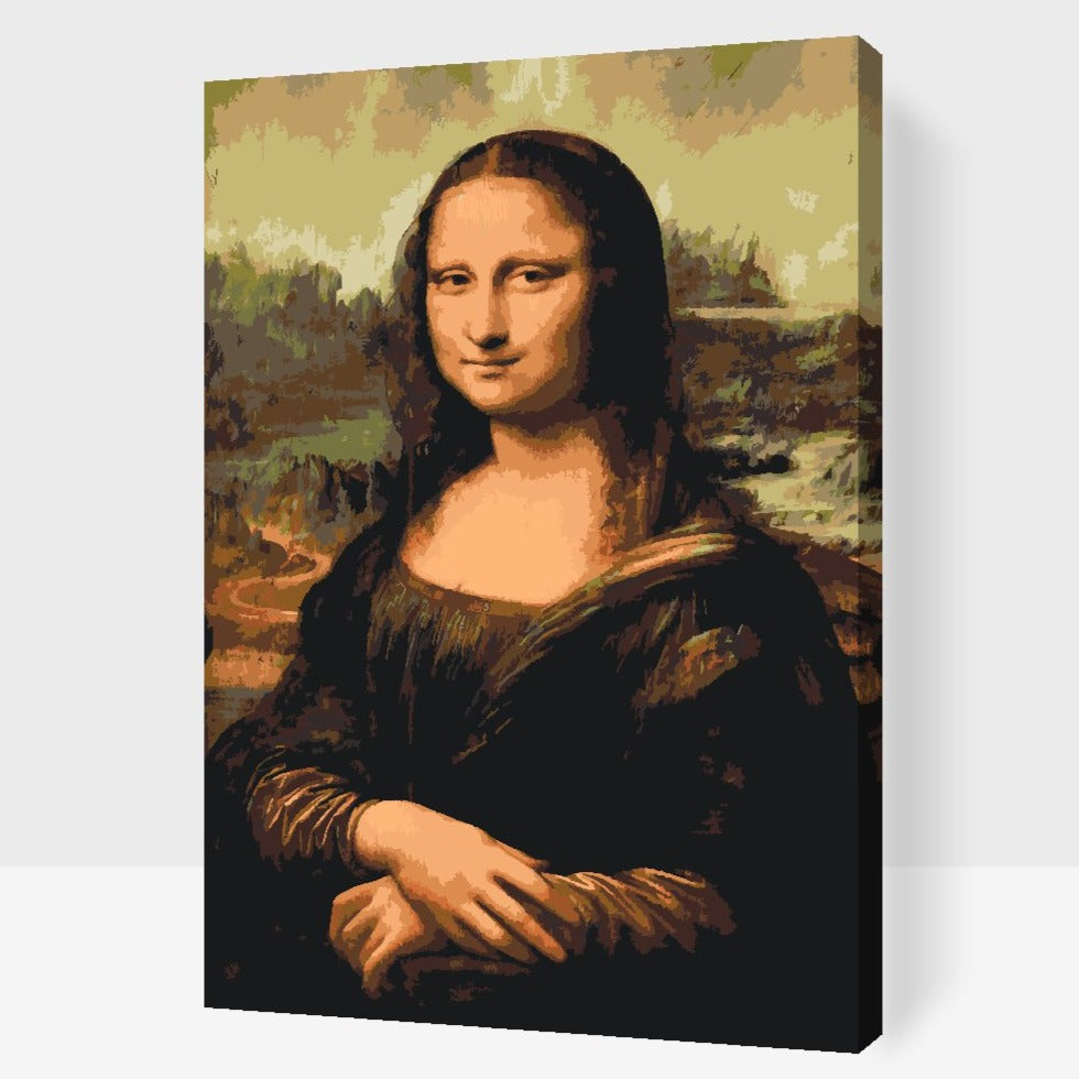 MONA LISA -Leonardo da Vinci - Paint By Numbers med gratis og hurtig levering