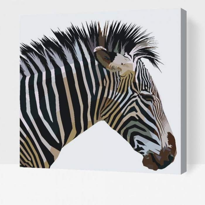 Mal Efter Tal - ZEBRA - Paint By Numbers