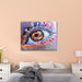 Rainbow eye - paint by numbers med dobbelt maling, gratis og hurtig levering 