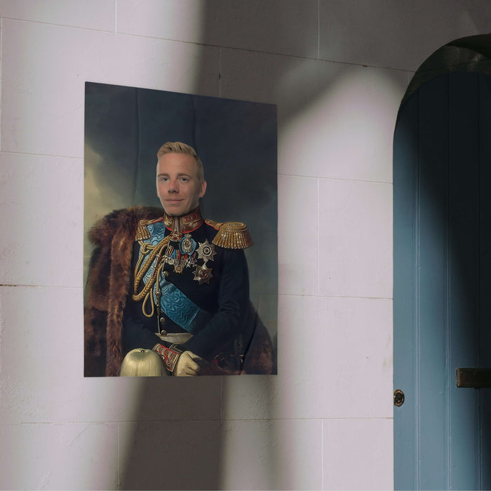 Skræddersyet Royalt portræt som Paint By Numbers med hurtig levering