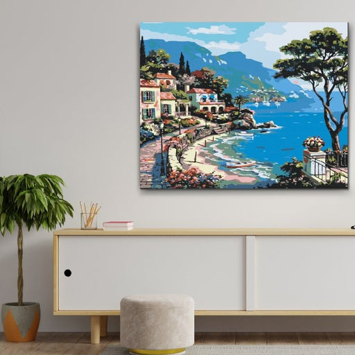 Paint by numbers - MIDDELHAVS BY