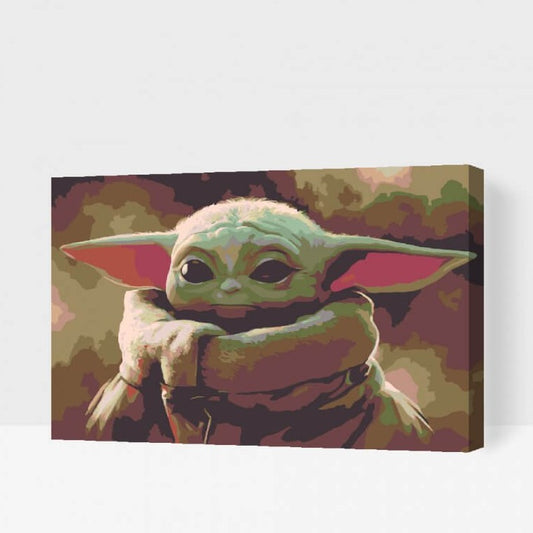 Mal Efter Tal - BABY YODA- Paint By Numbers