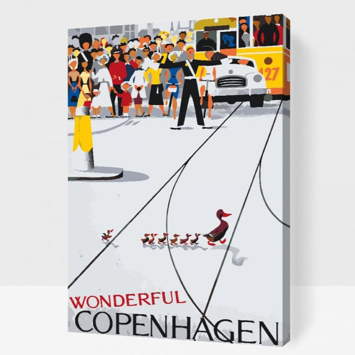 Mal Efter Tal -WONDERFUL COPENHAGEN- Paint By Numbers