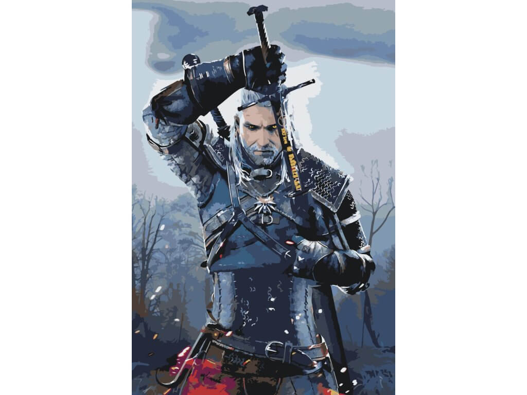 Mal Efter Tal - WITCHER- Paint By Numbers