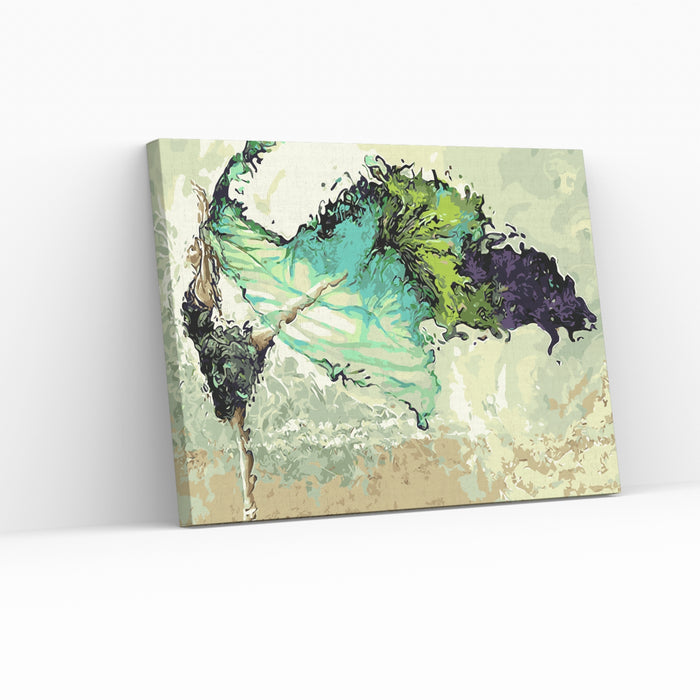 DANSER - PAINT BY NUMBERS -Dobbelt maling og ramme medfølger. GRATIS DAG TIL DAG LEVERING